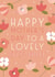 Floral Mother's Day Card - Lovely Stepmum created by Juniper and Rose Studio