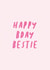 Cute Birthday Card - Bday Bestie - Bestfriend created by EK DESIGN
