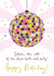Fun Birthday Card - Disco Ball Illustration created by Jessica Hogarth