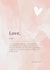 Love is a noun, Card. created by YA DSGN