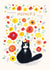 Cute Mother's Day card- Cat and Flowers - Happy Mother's Day created by Carina Roberts