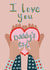 Cute Valentine’s Day card for Dads created by Emma Mattinson Design Studio