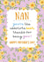 Pretty Mother's Day card - Nan - From the Heart created by Rebecca Handy