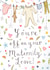 Cute Maternity Leave Card - Off on Maternity Leave created by Love Lucy Illustration