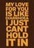Funny Valentines Card - My love for you is like diarrhoea i just cant hold it in created by @rsdesigns