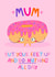 Cute Donut Card For Mum - Mothers Day - Birthday - Rest and Relax and Do Nothing created by Ludicrous Prints