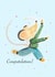 Cute Dancing Mouse in Confetti Congratulations Card created by Amy Rodger
