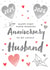 Cute Anniversary Card - Husband - 2026 - Paper created by Juniper and Rose Studio
