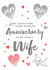Cute Anniversary Card - Wife - 2025 - Paper created by Juniper and Rose Studio