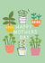 Cute Mothers day card - Plants created by Sally Payne Design