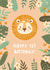 1st Birthday Card | Lion Card | Animal | Kids | Children's | Gender Neutral created by Ricicle Cards