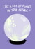 Crystal Ball Plant Card created by Demi Yuill Designs