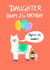 Funny Birthday Card - For Daughter - Alpaca the Bubbles - 21st created by LittleTalesByGem