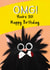 Funny Birthday Card - Shocking - Cat - 30th created by LittleTalesByGem