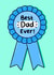 Best Dad Ever! Perfect fathers day or birthday card for the best dad ever! created by Holly Murray Doodles