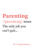 Funny  Typography Definition New Baby Card - Parenting - Only Job You Can’t Quit created by @RoseDesignCards