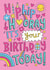 Hip Hip Hooray Birthday Girl - Fun Lettering created by Damien Barlow