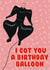 Funny Sam Smith Balloon Outfit Birthday Card created by AbiGoLucky
