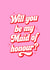 Cute Wedding Card - Will you be my Maid of Honour? created by Blush & Blossom