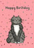 Cute Cat Confetti Happy Birthday Card created by Meg Lillicrap Studio
