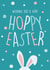 Sweet Easter Card featuring Bunny Ears - Wishing You A Very Hoppy Easter created by Hiya Pal