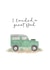 Punny Landrover Defender Card for Father's Day created by Beloved Creations