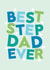 Cute Father's Day card - best Step Dad ever created by Seabird Studio