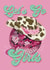 Fun Birthday Card - Let’s Go Girls - Disco Cowgirl created by Bethany Coe