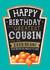 Funny Cousin Birthday Card - Heinz Baked Beans created by la la la Designs