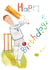 Cute Birthday Card - Cricket created by Anya Higginson