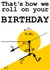 Physics birthday card for the science geek in your life created by Absurd Blurred