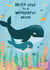 Cute whale card for mum - With love to a wonderful Mum - Birthday Mum created by Becks Illustrates