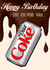 Funny Birthday Card - Diet Coke created by Poppy & Mabel