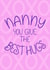 Cute Mother's Day Card - Nanny - Best Hugs created by Angelicabydesign