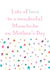 Pretty Mother's Day card for a Mum-to-be - Lots of Love - Colourful Hearts created by size3art