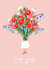 Cute Birthday Card - For You - Flower Bouquet created by Georgia-Maia Illustrations