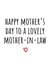 Cute Mother's Day Card - Mother in Law - From the Heart created by Amy (Hedgecards)