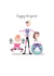 Cute Birthday Card - Happy Burpees - Gym created by Pink Pig