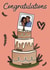 Cute cake Wedding Personalised Photo Card 19699 created by Lisa Wardle