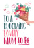 Cute Mother's Day Card - Blooming Lovely - Mum to Be created by Superlush Cards