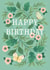 Pretty Birthday Card - Flowers - Butterfly created by Ricicle Cards