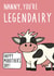 Cute and Funny Mother's Day - Nanny - Legendairy created by Pen and Puns 