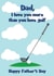 Love You More Than You Love Golf - Happy Father's Day created by @Laura Lonsdale Designs
