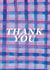 Colourful, vibrant thank you for a pattern-loving friend created by Ulrike Mieke 