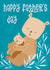 Cute Fathers Day card - Papa bear - Hug created by Agate and Lace