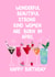 Cute Birthday Card - April - Cocktail - For Her created by Naughty Nice