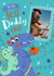 Cute Father's Day Card - Best Daddy Ever - Dinosaurs created by Dalia Clark Design