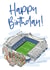 Fun Birthday Card - Chelsea - FC Stadium created by Moo & Snip