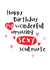 Happy birthday amazing sexy soul mate created by CardsByGem