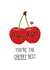 Cute Thank You Card - Cherry Best - Pun created by Just Joy Designs